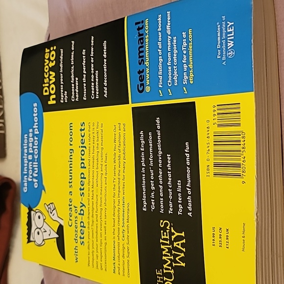 Window Treatments & Slipcovers for Dummies Book - Picture 2 of 4
